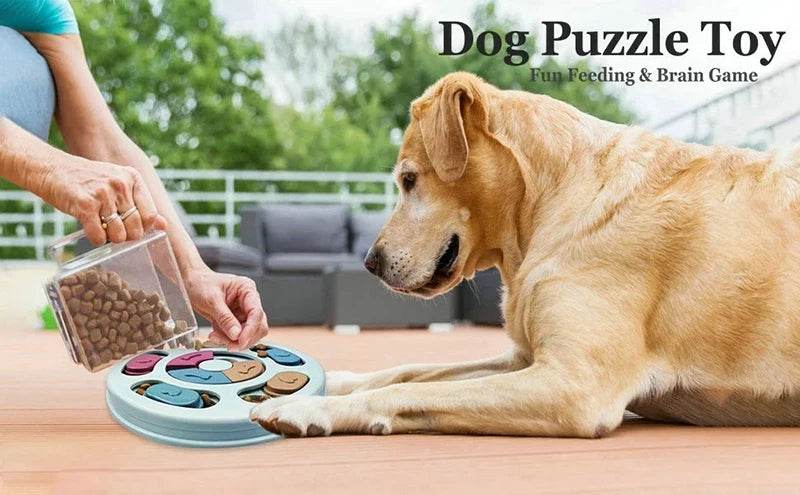 PAWVORA™ Interactive Puzzle Slow Feeder for Dogs & Cats