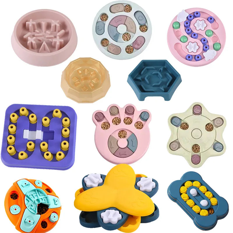PAWVORA™ Interactive Puzzle Slow Feeder for Dogs & Cats